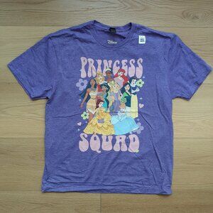 Disney Princess Squad - Epic Group Pose - New Men's Large Heather Purple T-Shirt